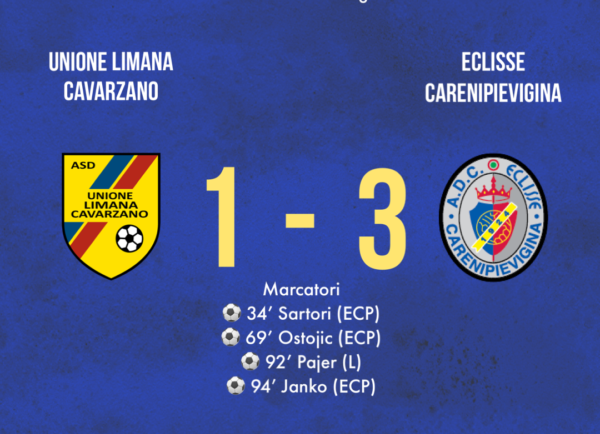 Eccellenza: 3 gol e 2 punti contro l’Unione Limana Cavarzano